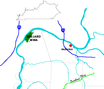 Ballard WMA Region Map