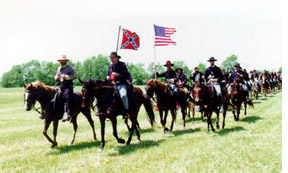 Re-enactors at Sacramento