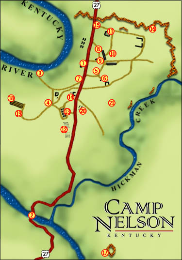 Camp Nelson Map